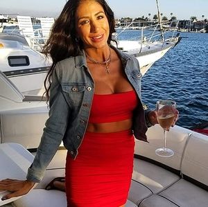 cami crop top with skirt